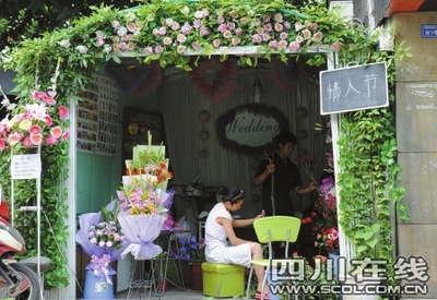 花店牌匾灯箱设计,花店灯箱广告图片